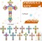 12 Pcs Cross 5D Diamond Painting Bookmarks Rhinestone Kits
